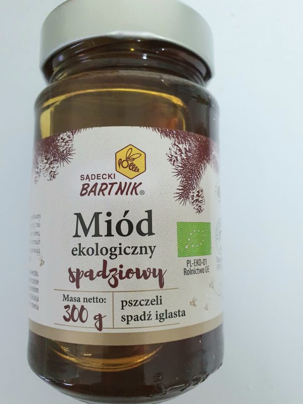 Organic Honeydew Honey - Miod Ekologiczny Spadziowy BARTNIK 300g